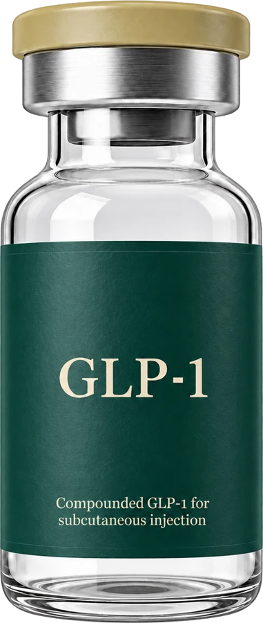 LifeRx compounded GLP-1 (semaglutide) vial